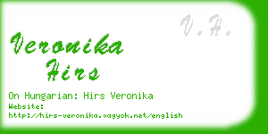 veronika hirs business card